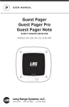 Guest Pager Guest Pager Pro Guest Pager Note