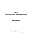 3-In-1 Omni-Directional Wireless Presenter User`s Manual