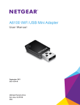 A6100 WiFi USB Mini Adapter User Manual