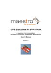 GPS Evaluation Kit EVA1035-H