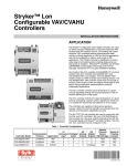 Stryker™ Lon Configurable VAV/CVAHU Controllers
