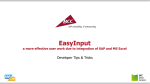 EasyInput Developer Tips & Tricks