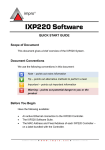 IXP220 Software Manu..