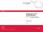 EXPRESS SYBR GreenER qPCR SuperMixes and Two