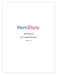 RemoSync User Manual