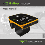 GallopTRACKER GallopTRACKER User Manual