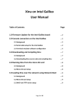 Xinu on Intel Galileo User Manual - The Xinu Page