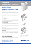 Lo-Carbon Sentinel Kinetic - User Guide - Vent-Axia
