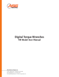 ASG Digital Torque Wrench User Manual