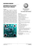 NCV890104 Evaluation Board User`s Manual