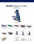 High Low - Elite Chiropractic Tables