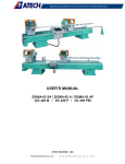 USER`S MANUAL - ATech Machinery