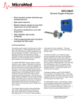 ZIRCOMAT O2 Analyzer Specification Sheet