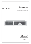 MC500.4 - Alto Professional