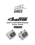 UET/MTM Series Torque Analyzer Operations Manual