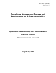 Compliance Management Process and