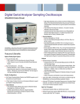 Tektronix DSA8300 Digital Sampling Oscilloscope