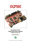OLinuXino-MAXI single-board Linux computer USER`S MANUAL