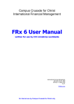 CCC FRx 6 user manual