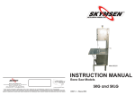 INSTRUCTION MANUAL - Metalúrgica Siemsen