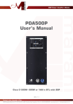 PDA500P-User manual_ V.1.1