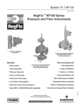 RegFlo™ RF100 Series Pressure and Flow Instruments