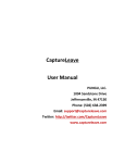 CaptureLeave User Manual