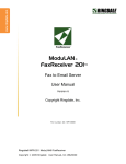 MFR-201 FaxReceiver PDF Manual