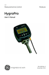 HygroPro Manual - GE Measurement & Control