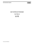 Hart Interface Programs User Manual
