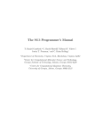 The PSI3 Programmer`s Manual - Sherrill, C. David