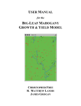 User Manual 2.1 - Big-Leaf Mahogany in Brazil & South America