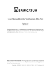 User manual - Verificatum