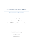 RFID Networking safety systems - Florida Gulf Coast University