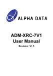 ADM-XRC-7V1 User Manual V1.5