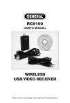 RCV100 Manual - General Tools And Instruments