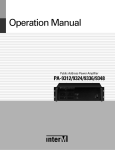 Operation Manual