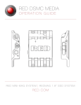 RED DSMC Media Operation Guide