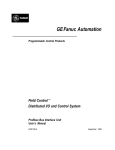 Field Control Distributed I/O and Control System Profibus Bus