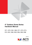 4” Outdoor Dome Series Hardware Manual