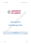 User Book of Purchasing Portal