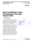 AN4365, Qorivva MPC56xx Flash Programming Through Nexus