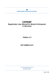 CEREMP Registration User Manual for Market