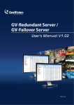 GV-Redundant and Failover Server User Manual