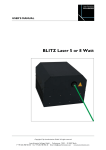 BLITZ Laser 5 or 8 Watt