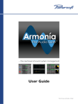 Armonía User Manual Version 1.02