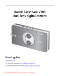 Kodak V705 User`s Manual - Downloaded from ManualsCamera