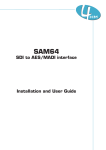 Installation and User Guide