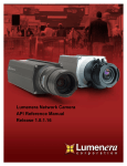 Lumenera Network Camera API Reference Manual Release 1.8.1.16