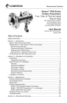 Barton 7000 Series Turbine Flowmeters User Manual